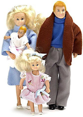 

Town Square Miniatures Modern Blonde Family Of 4 House Miniature Set(Multicolor)