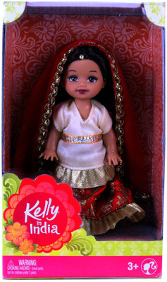 

Barbie Kelly in India White and Orange Avatar(Multicolor)