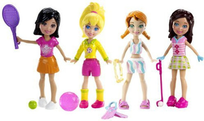 

Polly Pocket and Friends Sporty Fun 4-Pack(Multicolor)