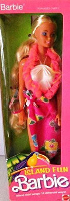 

Mattel Vintage Collectable Barbie "Island Fun" Circa 1987(Multicolor)