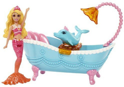 

Barbie The Pearl Princess Small Furniture Setblue(Multicolor)