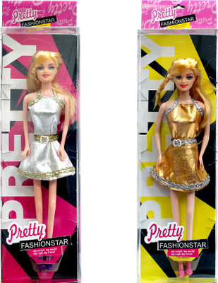 

Amaya Pretty Fashion Doll154 Set Of 2(Multicolor)