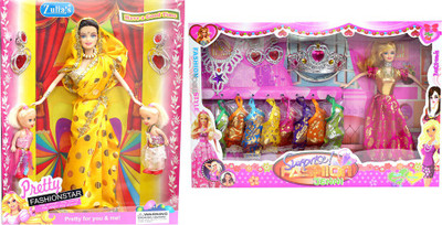 

Amaya Pretty Fashion Doll354 Set Of 2(Multicolor)