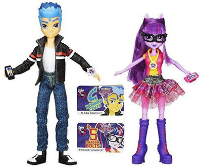 My Little Pony Equestria Girls Flash Sentry And Twilight Sparkle 2Pack(Multicolor)