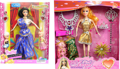 

Amaya Pretty Fashion Doll385 Set Of 2(Multicolor)