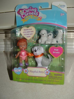 

Caring Corners Baby Buds Girl With Paw Prints Dog(Multicolor)
