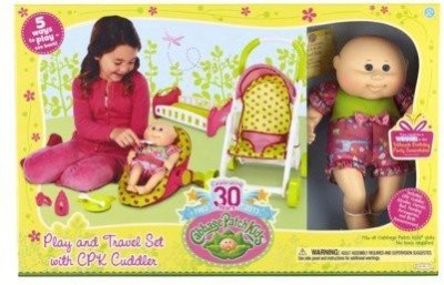 

Cabbage Patch Kids 30 Year Play And Travel Set With Cpk Cuddler(Multicolor)