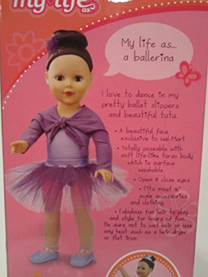 

myLife Brand Products Madame Alexander My Life 18" Ballerina Brunette(Purple)
