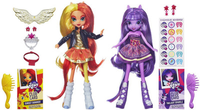 

My Little Pony Sunset Shimmer and Twilight Sparkle(Multicolor)