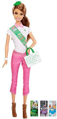 

Barbie Loves Girl Scouts, Brunette Doll(Multicolor)