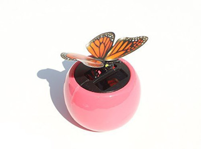 

KT Inc A Flip Flap Wings Dancing Butterfly Flying In A Pink Pot(Multicolor)
