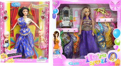

Amaya Pretty Fashion Doll376 Set Of 2(Multicolor)