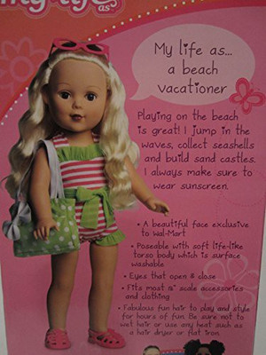 

myLife Brand Products Madame Alexander My Life 18" Beach Vacationer Blonde(Multicolor)