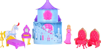 

Planet of Toys Beautiful Princess Castle with Accessories(Multicolor)