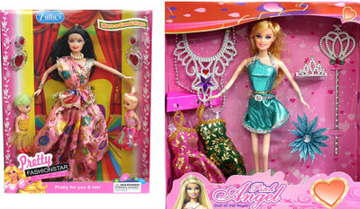 

Amaya Pretty Fashion Doll281 Set Of 2(Multicolor)