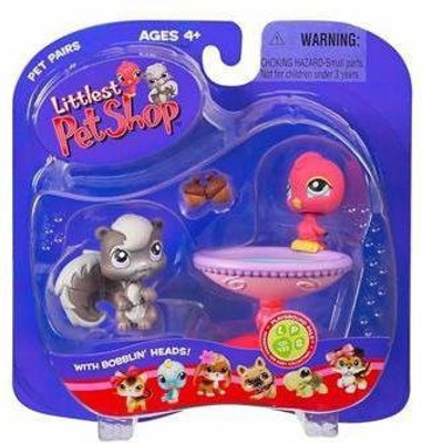 

Hasbro Littlest Pet Shop Pet Pairs Figures Bird & Squirrel(Multicolor)