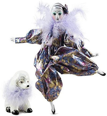 

The Kimberly Collection Porcelain Parisian With Poodle(Multicolor)