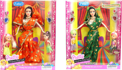 

Amaya Pretty Fashion Doll283 Set Of 2(Multicolor)