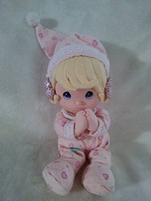 

Precious Moments Prayer Pal Girl Prays "Now I Lay Me Down To Sleep" Girl(Pink)