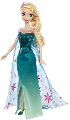 

Mattel Disney Frozen Fever Elsa Doll(Multicolor)