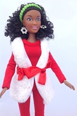 

Brown Eyed Dolls Holiday Aliyah, A Beautiful African American Doll with Natural Hair(Multicolor)