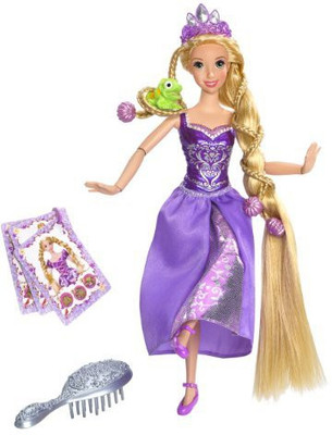 

Mattel Disney Tangled Featuring Rapunzel Pose And Style(Purple)
