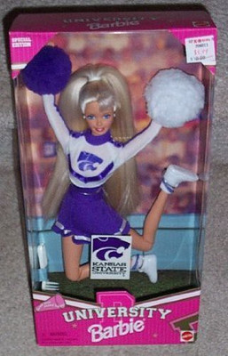 

Mattel Kansas State University Barbie Cheerleader(Multicolor)