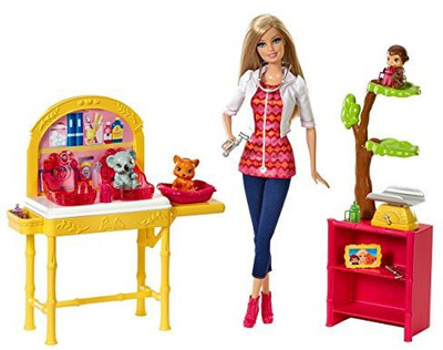 

Barbie Careers Zookeeper Doll and Playset(Multicolor)