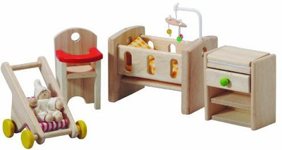 

Plan Toy Doll House Nursery(Multicolor)