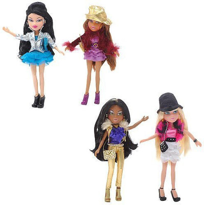 

Bratz exclusive fashion stylistz 4pack jade yasmin cloe sasha(Multicolor)