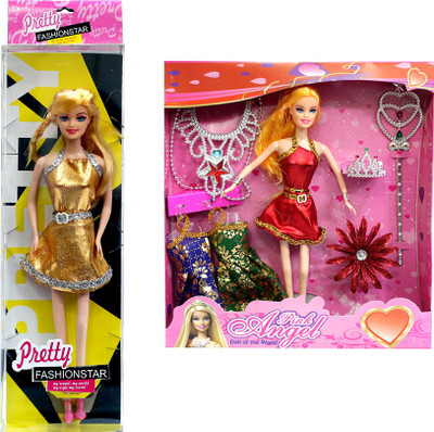 

Amaya Pretty Fashion Doll227 Set Of 2(Multicolor)
