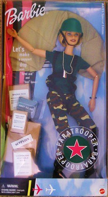 

Mattel Paratrooper Barbie An Aafes Special Edition(Multicolor)
