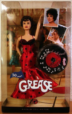 

Barbie Year 2008 Pink Label Collector 30 Years "GREASE" Anniversary 12 Inch Doll Set - RIZZO in "Dance-Off"(Multicolor)