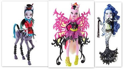 

Mattel Monster High Freaky Fusion Hybrids Bonita Femur Avea(Multicolor)