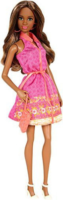 

Barbie Fashionistas Grace Pink Sleeveless Dress(Pink)