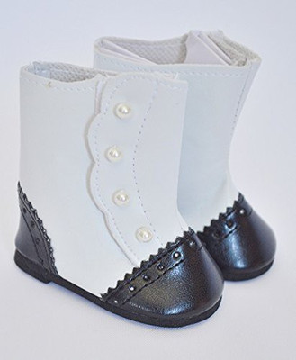 

DollsHobbiesNMore Victorian Boots For American Girl(Multicolor)