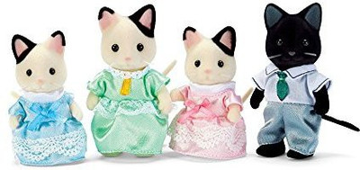 

Calico Critters Tuxedo Cat Family(Multicolor)