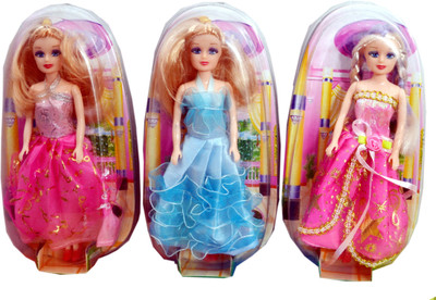 

Origin Princess Doll Set of 3(Multicolor)