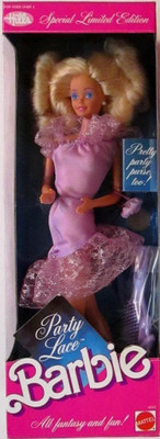 

Mattel Party Lace Barbie Doll Hills Special Limited Edition 1989(Pink)