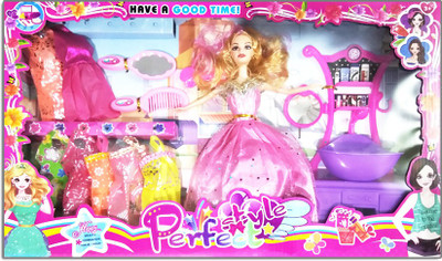

DinngDonng Perfect Style Doll Set(Multicolor)