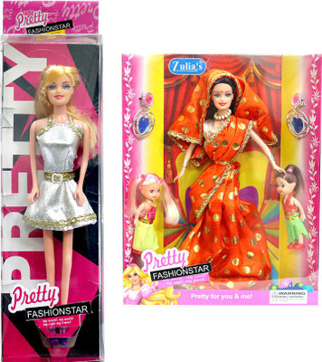 

Amaya Pretty Fashion Doll157 Set Of 2(Multicolor)