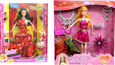

Amaya Pretty Fashion Doll322 Set Of 2(Multicolor)