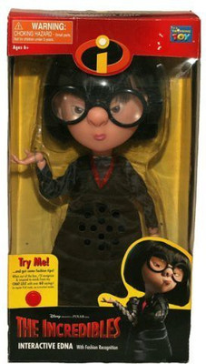 

Disney The Incredibles Interactive Edna With Fashion Recognition(Black)