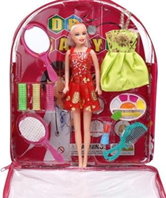 New Pinch Multicolor Bag Doll With Make Up Set(Multicolor)