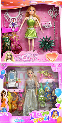 

Amaya Pretty Fashion Doll453 SET of 2(Multicolor)