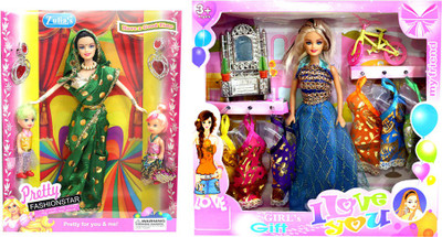 

Amaya Pretty Fashion Doll338 Set Of 2(Multicolor)