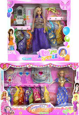 

Amaya Pretty Fashion Doll395 Set Of 2(Multicolor)