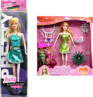 

Amaya Pretty Fashion Doll121 Set Of 2(Multicolor)