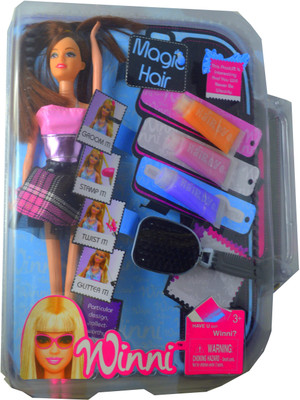 

Shop4everything Winni Magic hair doll(Multicolor)