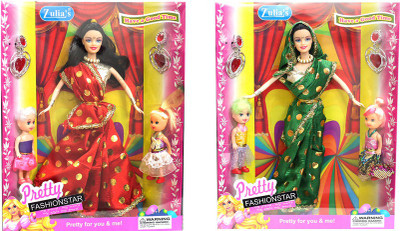 

Amaya Pretty Fashion Doll305 Set Of 2(Multicolor)
